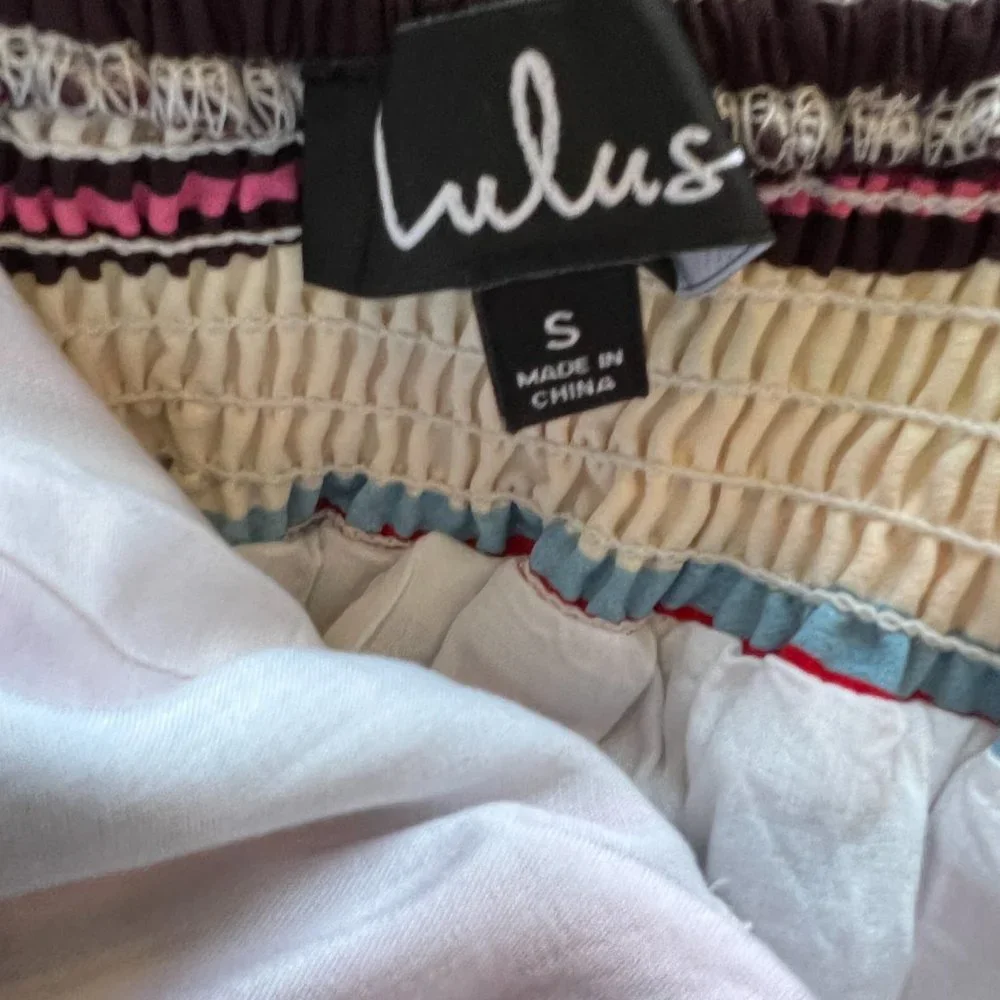 Lulus Andi Pink and Light Blue Multi Stripe Sleeveless Maxi Dress Size Small - Picture 8 of 9